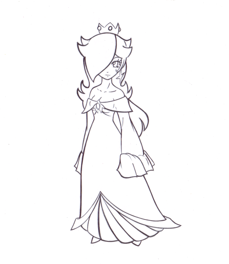 Princess Rosalina Coloring Pages { P R I N T S } 800x921 Princess Rosalina Coloring Pages { P R I N T S }