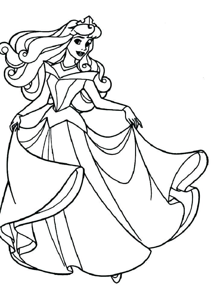 Princess Sleeping Beauty Coloring Pages at GetColorings.com | Free ...