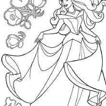 Sleeping Beauty Coloring Pages 220x220 Sleeping Beauty Coloring Pages