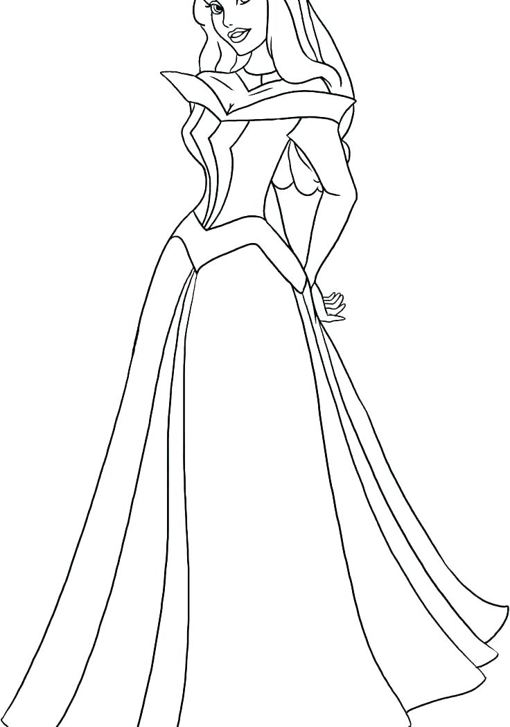 Coloring Sleeping Beauty Aurora Coloring Page Coloring Pages 736x1050 Coloring Sleeping Beauty Aurora Coloring Page Coloring Pages