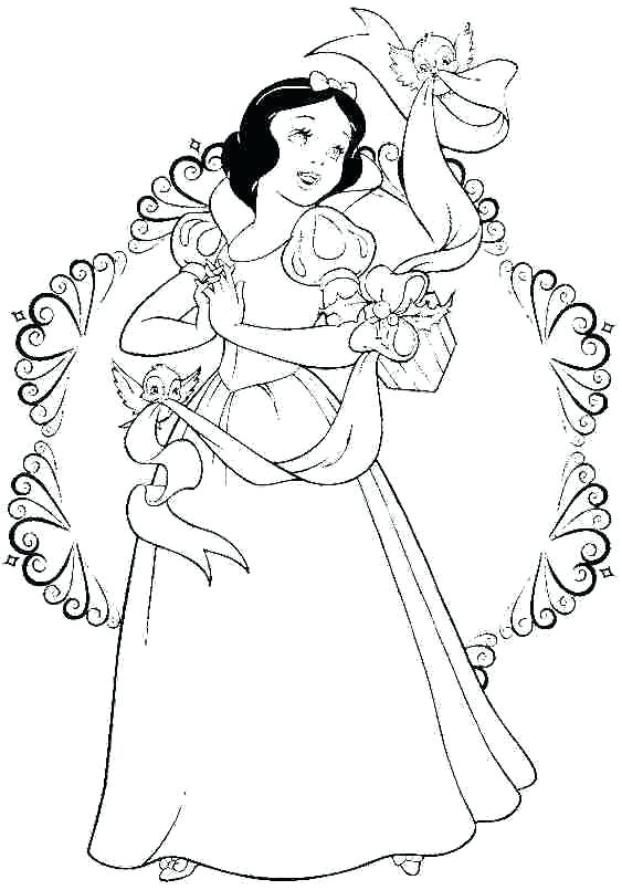 Princess Snow White Coloring Pages at GetColorings.com | Free printable ...