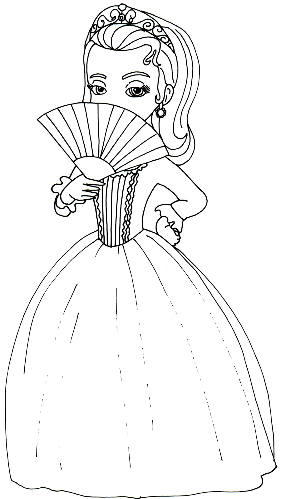 900x1600 Sofia The First Coloring Pages Amber Sofia Amber