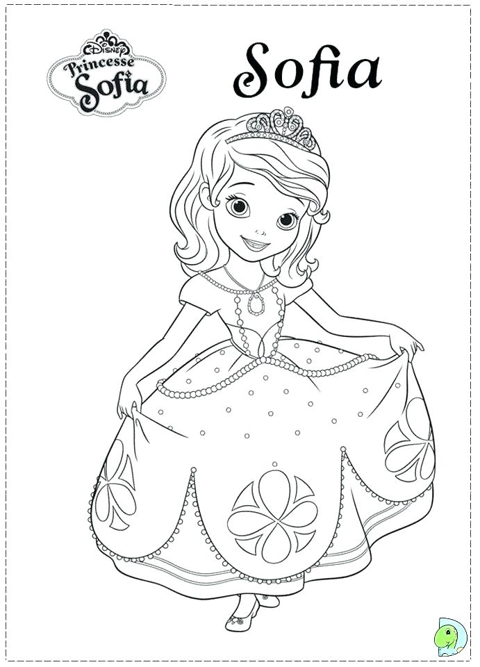 Princess Sofia The First Coloring Pages at GetColorings.com | Free