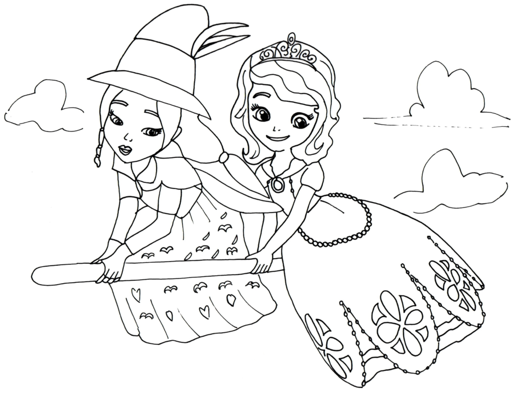 Princess Sofia The First Coloring Pages at GetColorings.com | Free ...
