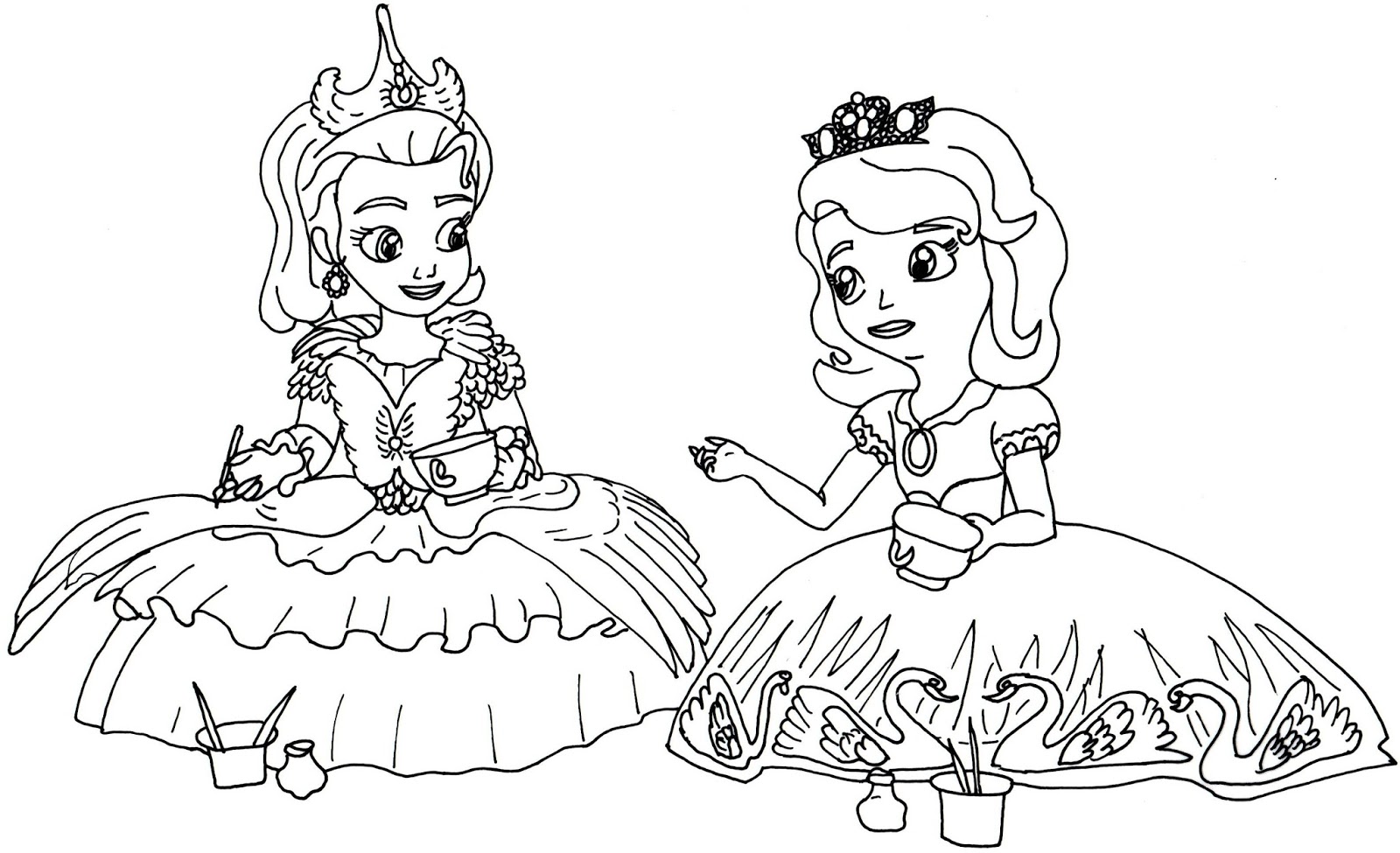 1600x975 Lofty Idea Sofia Coloring Pages The First Printable Tagged