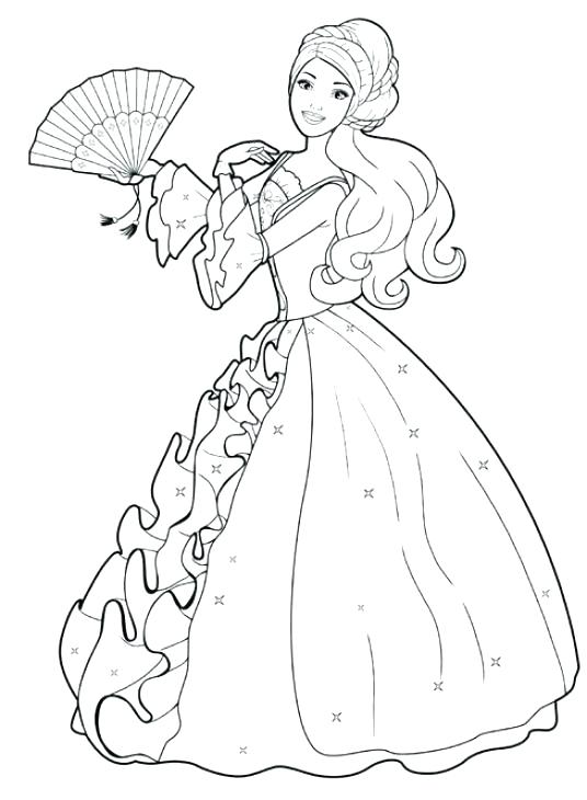 536x730 Princess Tiana Coloring Page Kids Fashion Dress Coloring Pages