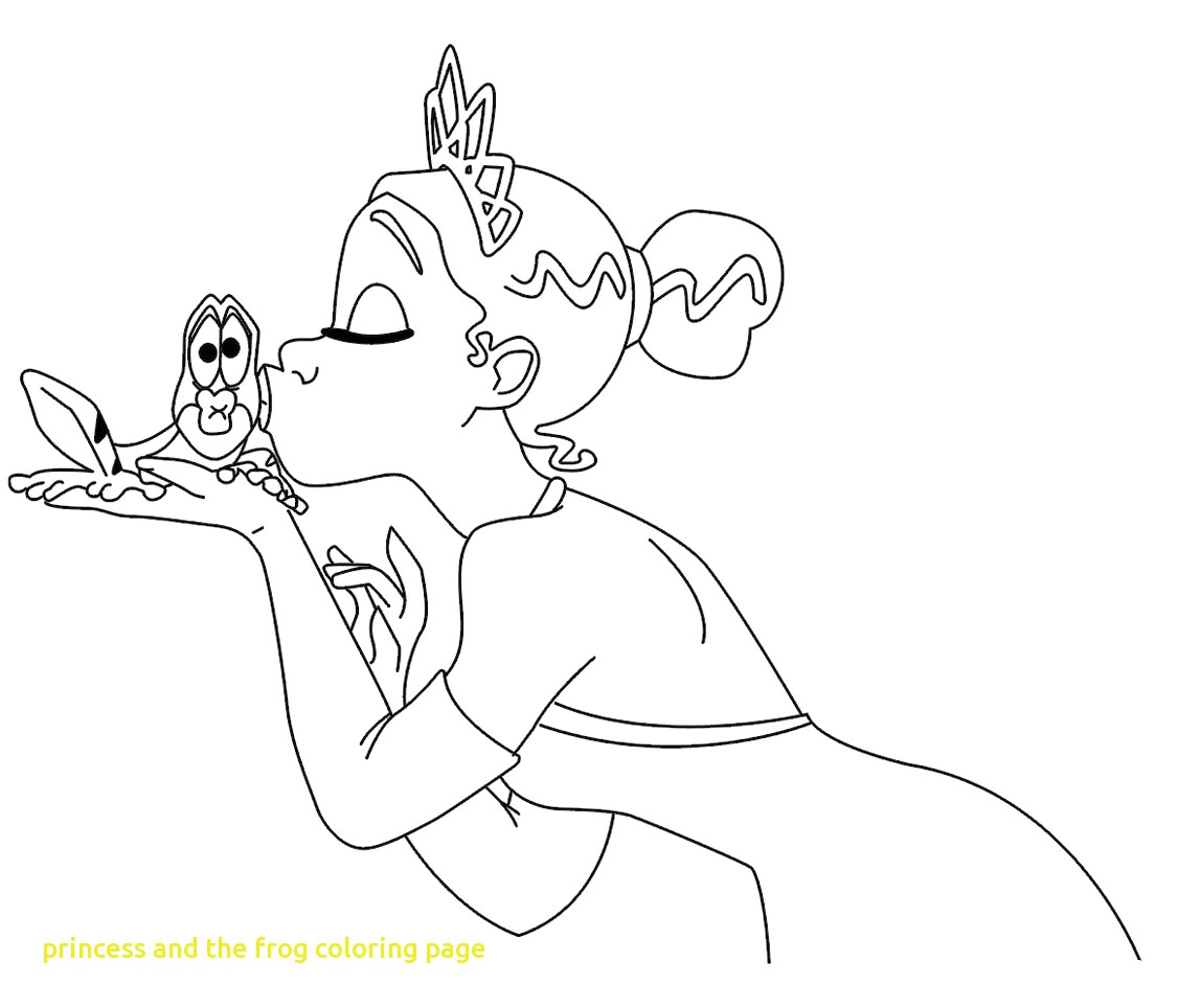 1126x964 Princess And The Frog Coloring Page With Disney The Princess Tiana