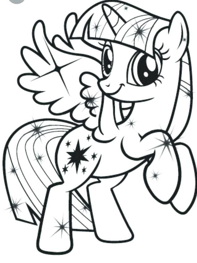 637x848 Twilight Coloring Pages My Little Pony Twilight Sparkle Coloring