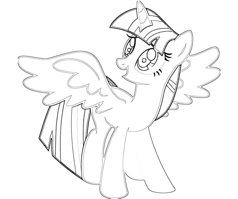 800x667 Mlp Twilight Sparkle Coloring Pages