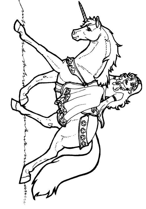 590x843 Image Detail For Unicorn Coloring Pages Adult Coloring Pages