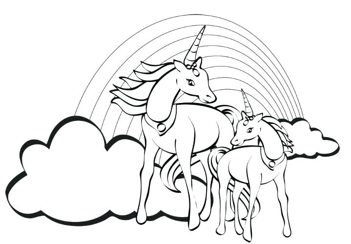 719x500 Princess Riding A Unicorn Coloring Page And Free Unicorn Coloring