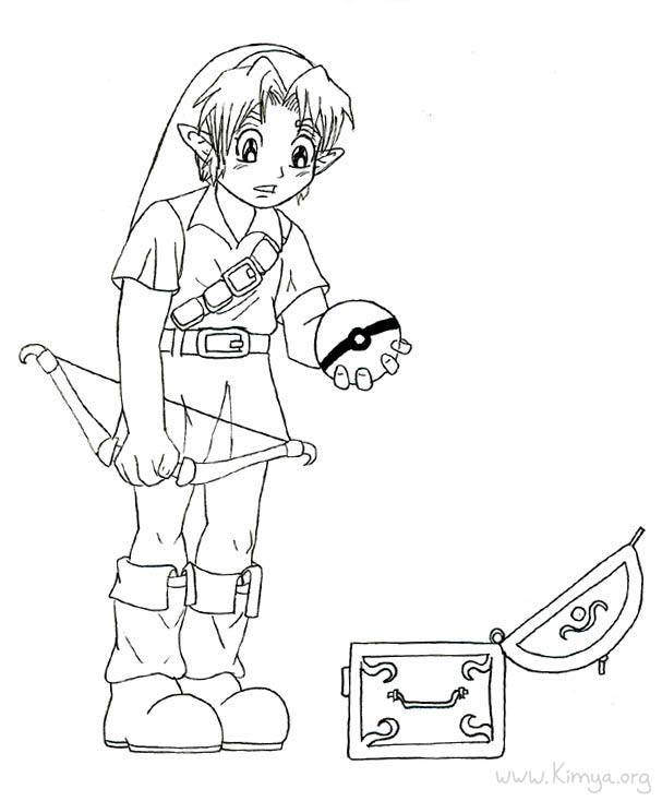 607x734 Zelda Coloring Pages Lineart Link On Princess Zelda Coloring Pages