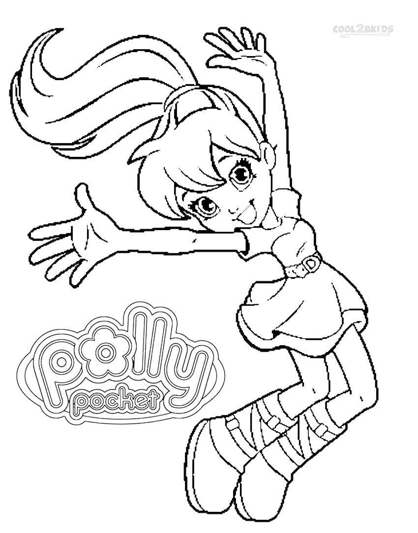 850x1084 Printable Polly Pocket Coloring Pages For Kids Cool2bkids