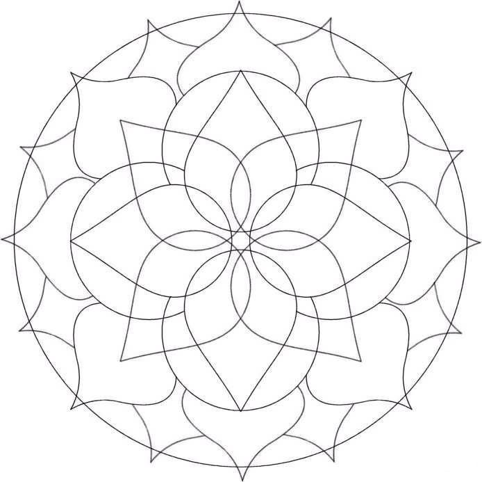 694x693 Free Printable Mandala Coloring Pages Unique Summer Mandalas