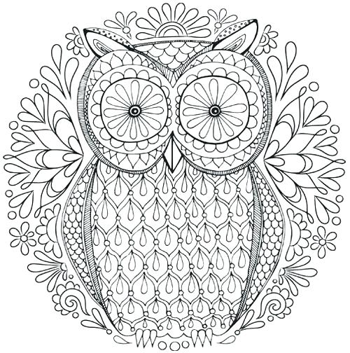 500x504 Printable Mandala Coloring Pages Together With Cool Mandala