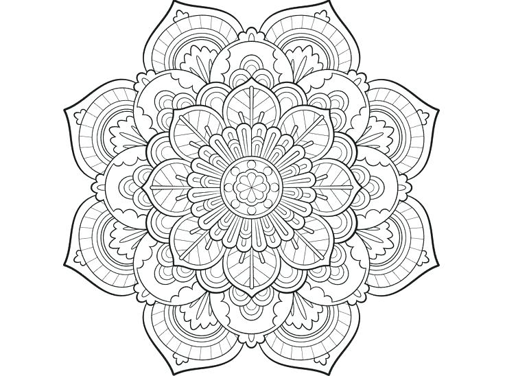 736x548 Printable Mandala Colouring Pages For Adults Printable Coloring