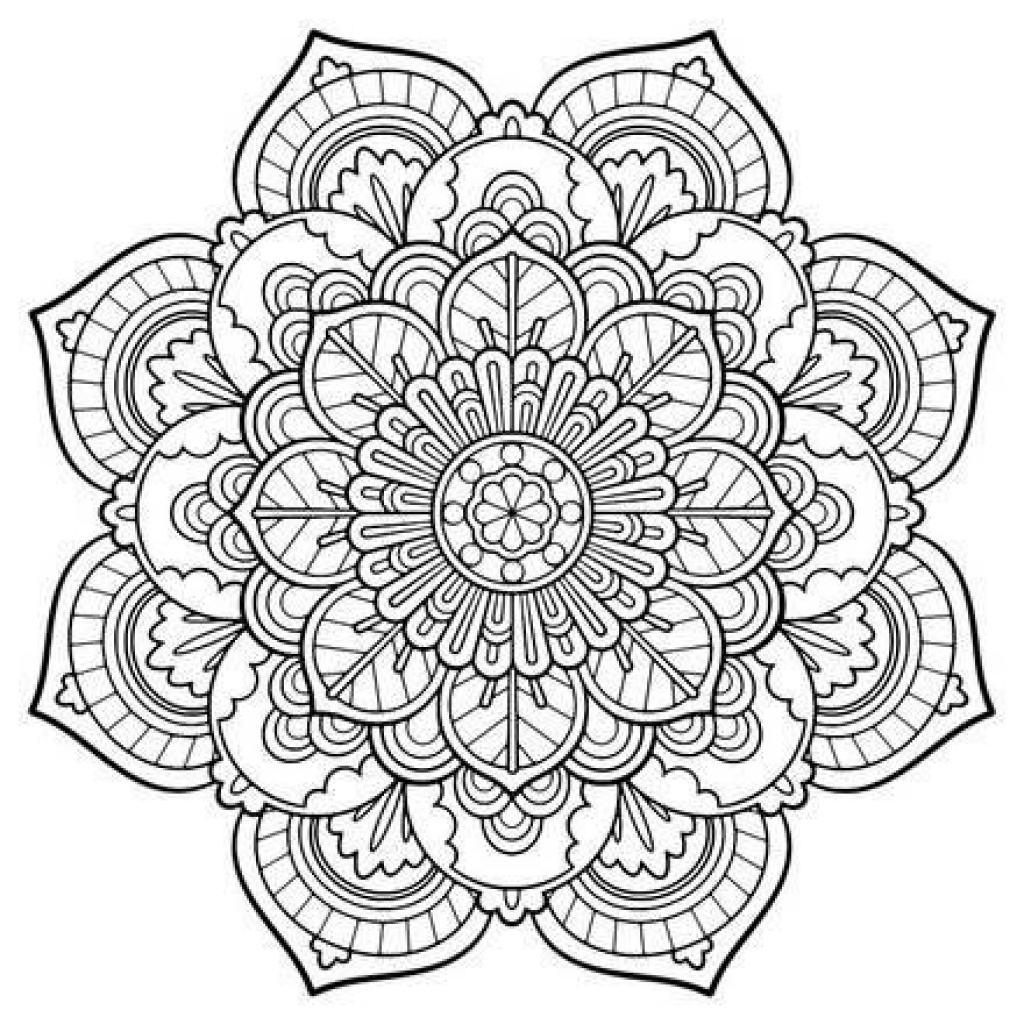 1024x1024 Trend Free Printable Mandala Coloring Pages 21 For Coloring Print