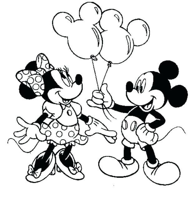 Minnie Mouse Coloring Pages Free Printable Mickey Mouse Coloring 615x680 Minnie Mouse Coloring Pages Free Printable Mickey Mouse Coloring