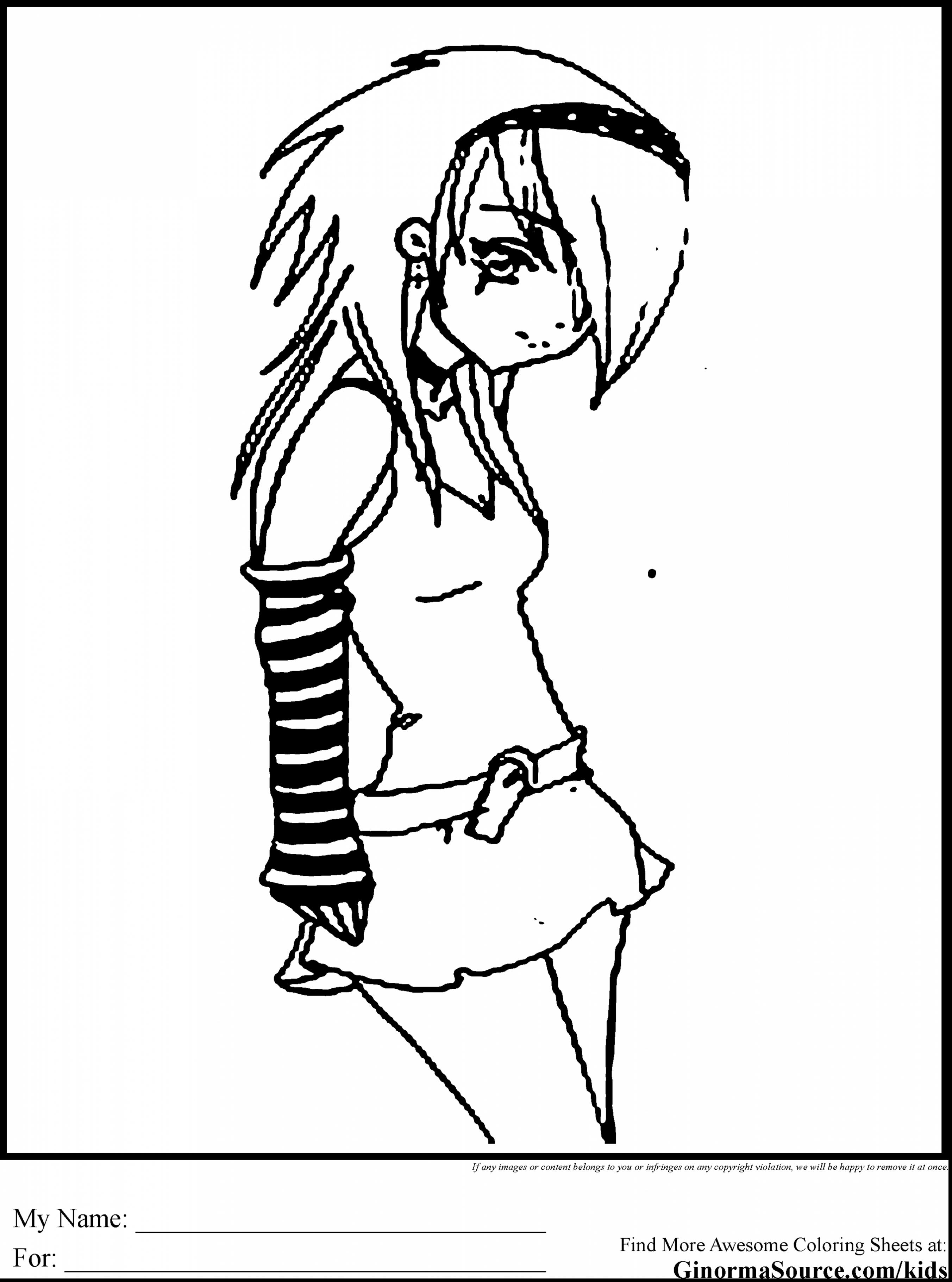 2704x3641 Noted Emo Boy Coloring Pages Fancy Ideas To Print Girl Anime Love