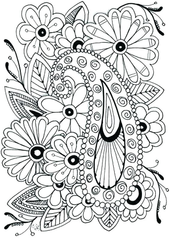567x794 Printable Coloring Pages Of Flowers Flowers Coloring Pages
