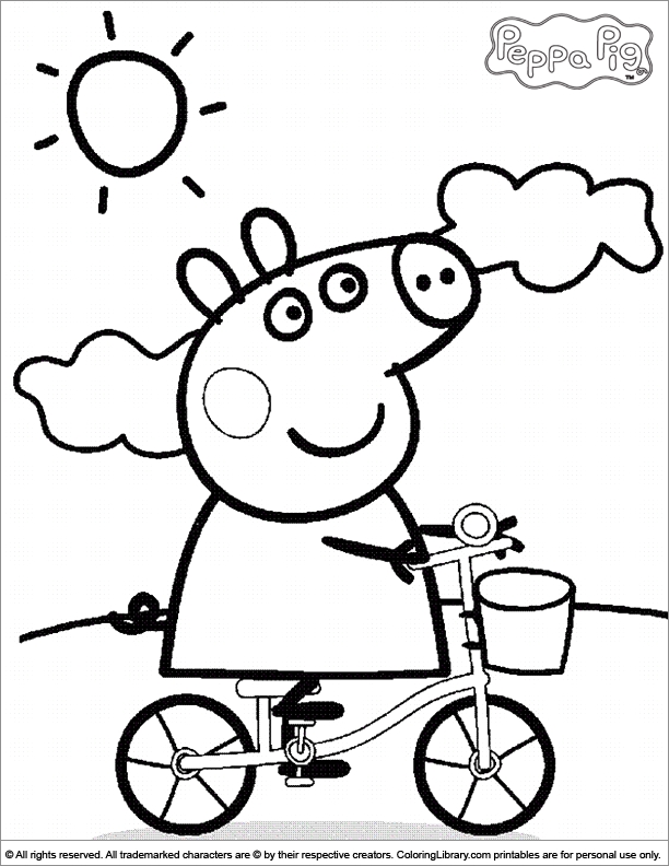 Free Peppa Pig Coloring Pages Pig Coloring Picture Peppa Pig 612x792 Free Peppa Pig Coloring Pages Pig Coloring Picture Peppa Pig