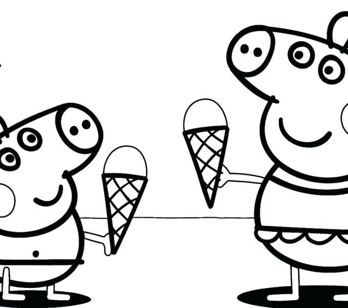 Best Pig Coloring Sheets Free Printable Peppa Pig Free Printable 678x600 Best Pig Coloring Sheets Free Printable Peppa Pig Free Printable