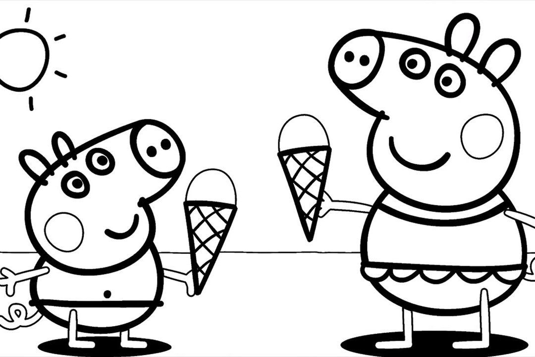 Digital Art Gallery Peppa Pig Coloring Pages At Book Free 1080x720 Digital Art Gallery Peppa Pig Coloring Pages At Book Free