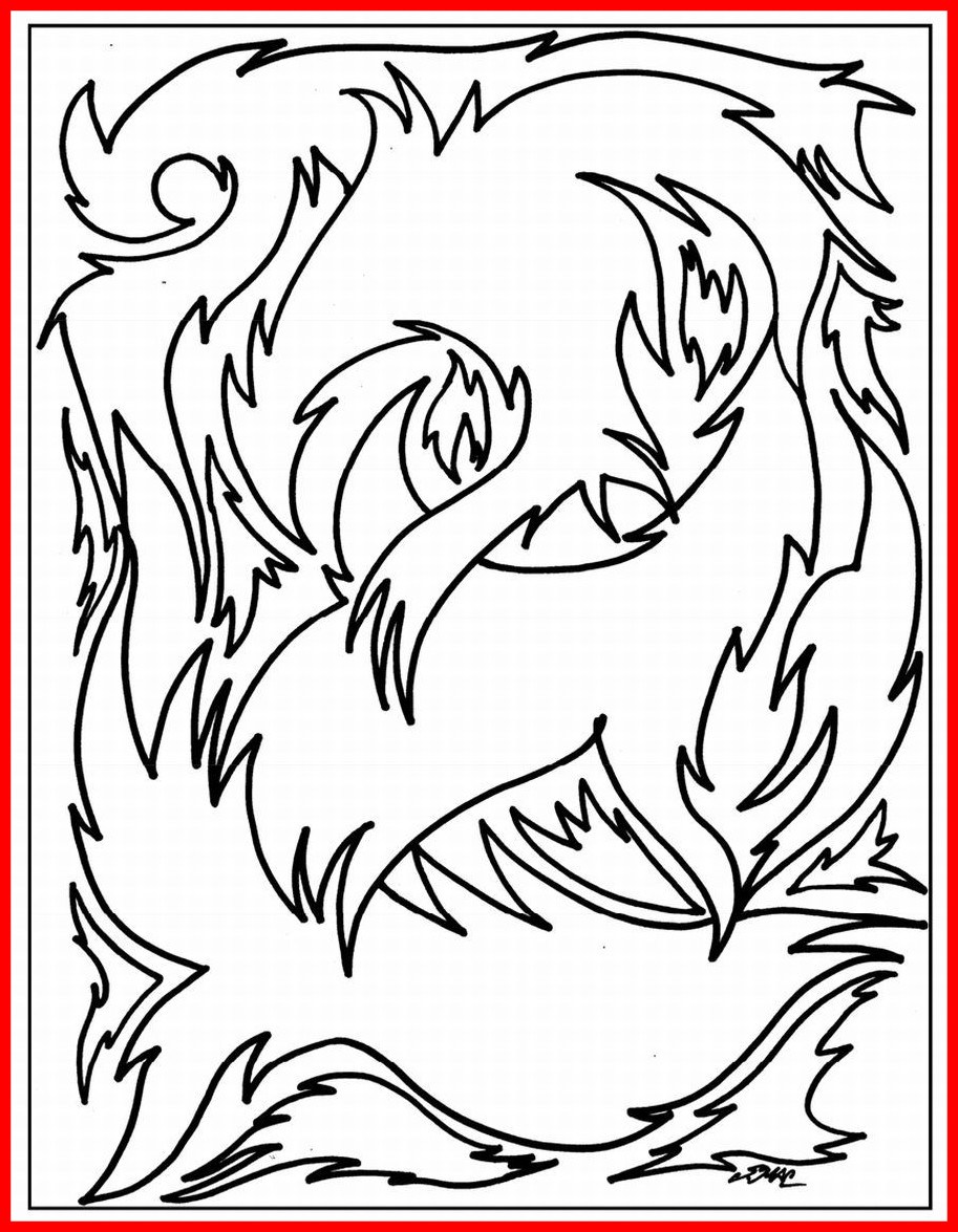 913x1175 Amazing Printable Abstract Coloring Pages For Kids Of Arts