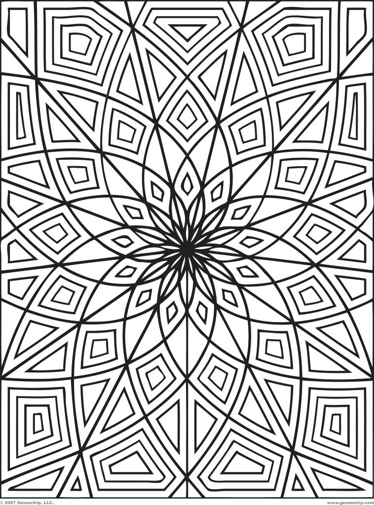758x1024 Coloring Pages Designs Printable Abstract Coloring Pages