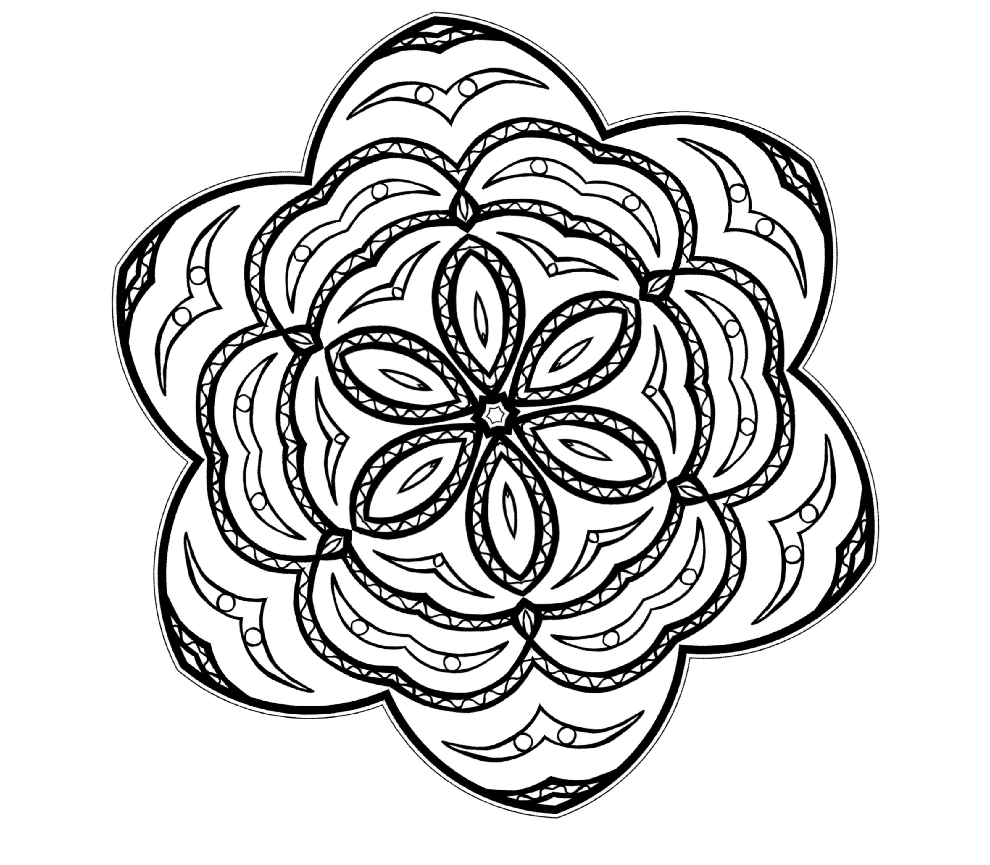 3346x2924 Free Printable Abstract Coloring Pages