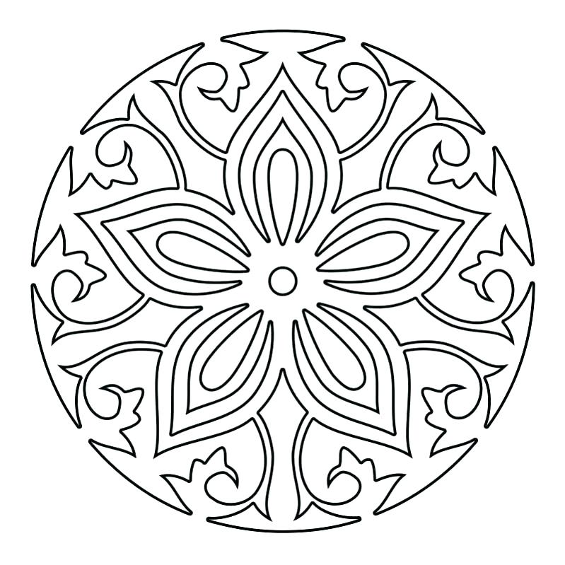 799x799 Printable Mandala Coloring Pages Plus Best Of Printable Abstract