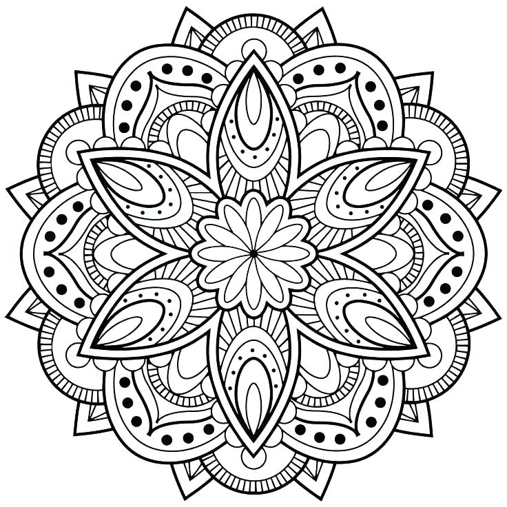 736x736 Abstract Coloring Books