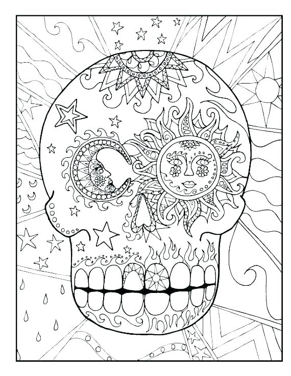 Printable Adult Coloring Pages Skulls at GetColorings.com | Free ...
