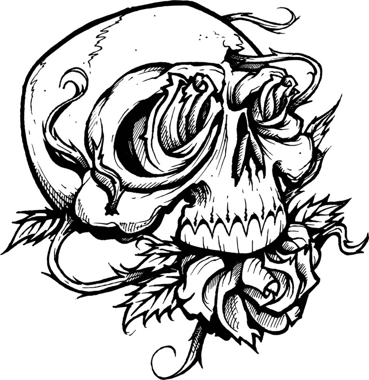 750x772 27 Sugar Skull Coloring Pages For Adults Printable Free Coloring