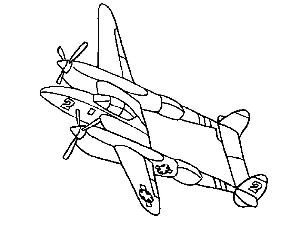 1024x768 Awesome Airplane Coloring Pictures 1 Special Picture Colouring