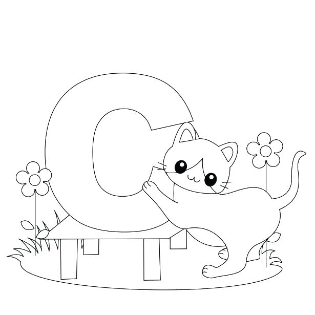 Printable Alphabet Coloring Pages 615x615 Printable Alphabet Coloring Pages