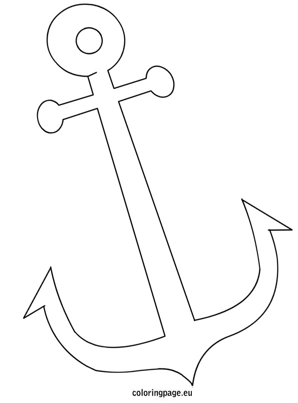 595x804 Anchor Coloring Page