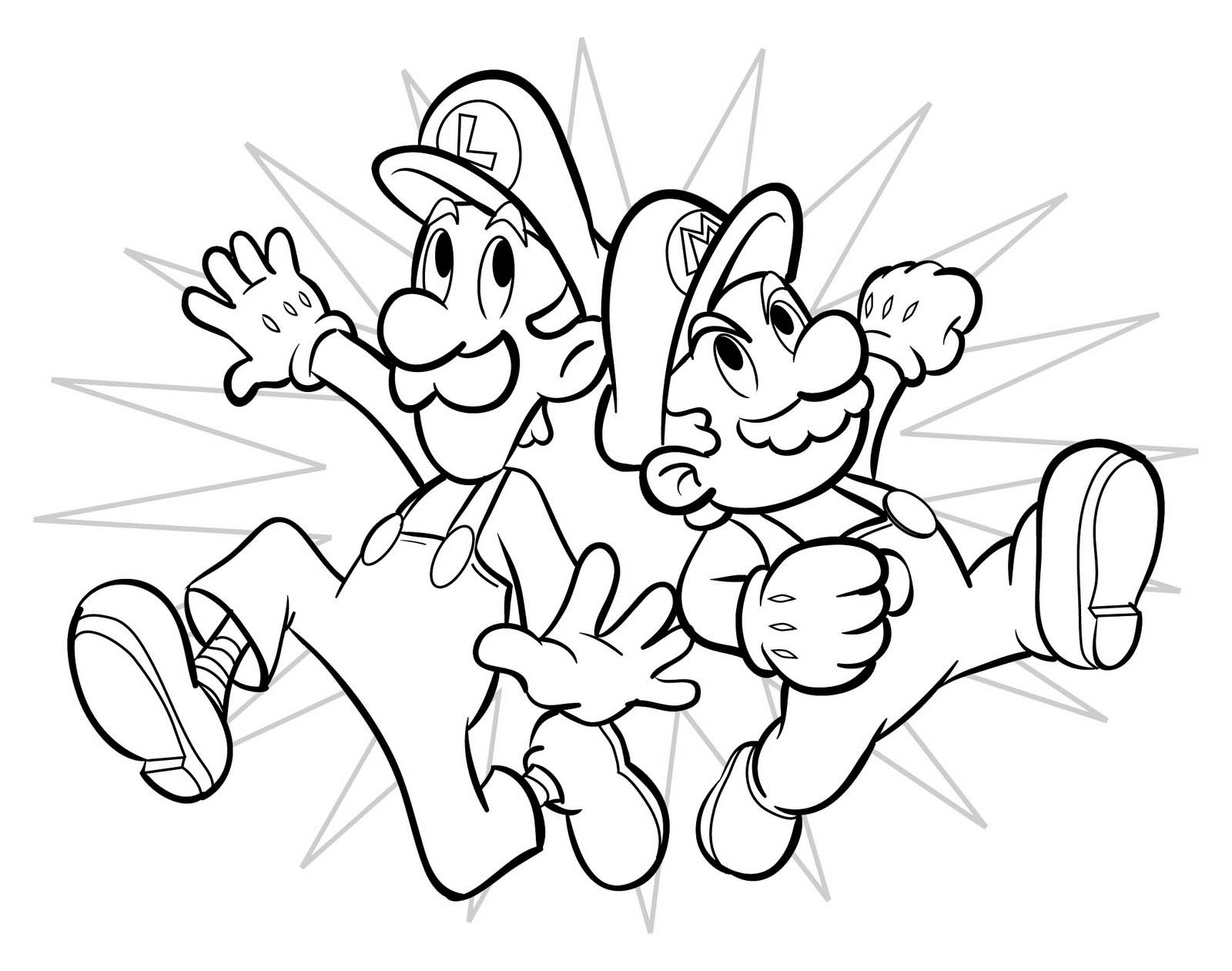 1600x1261 Super Mario Coloring Pages 3 Kids