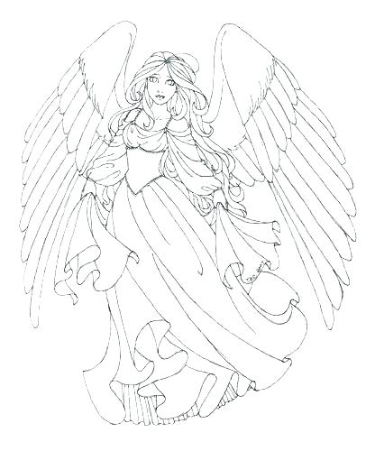 416x500 Angel Wings Coloring Pages Angel Coloring Pages Print Out Perfect