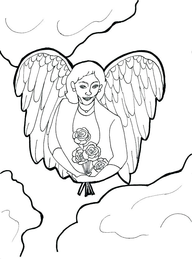 618x836 Free Angel Coloring Pages Coloring Page Free Printable Angel Free