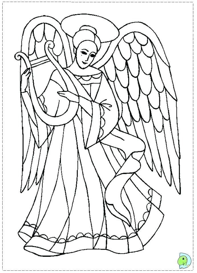 691x960 Printable Angel Coloring Pages Angels Coloring Pages Angel