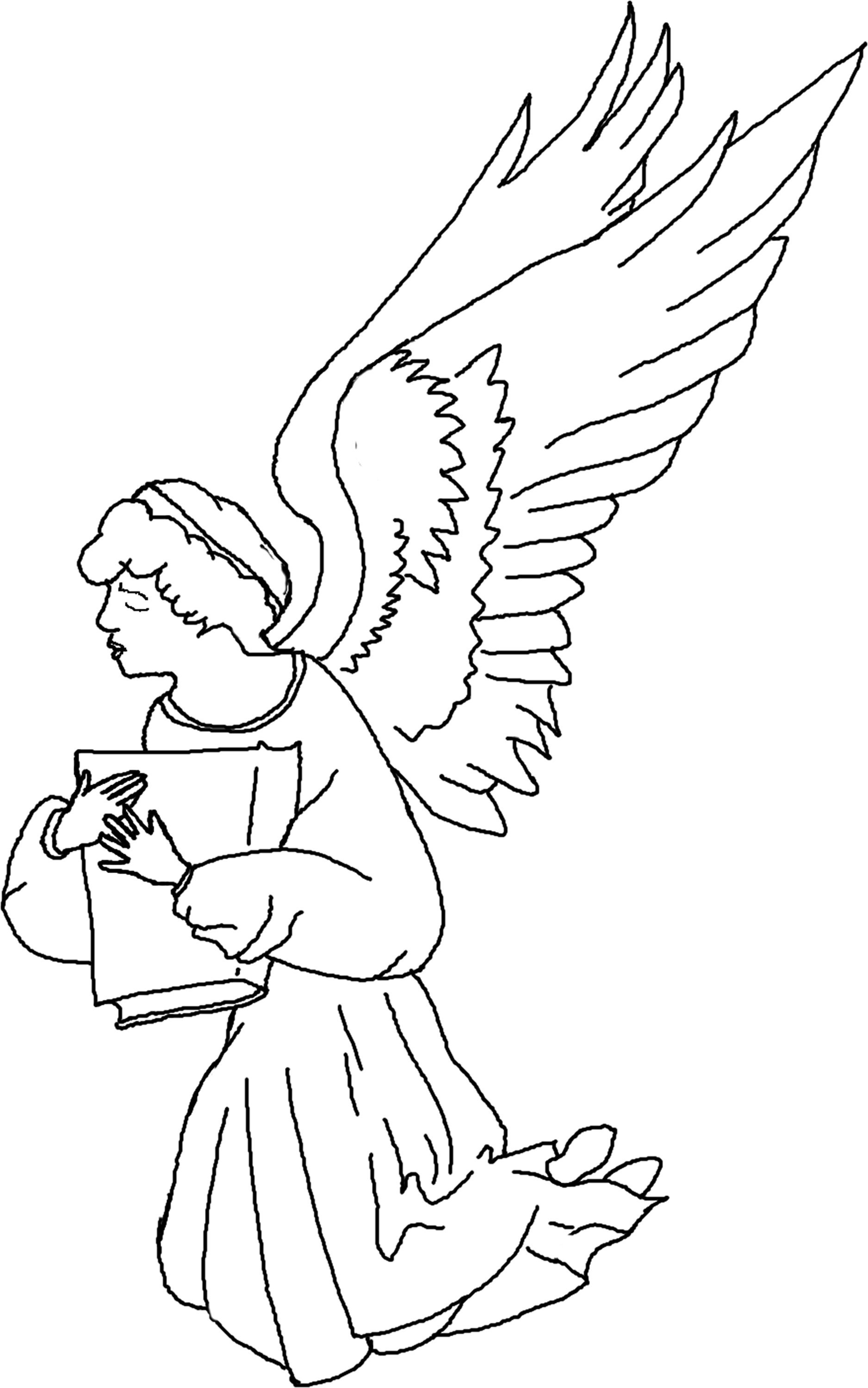 1876x3000 Printable Angel Coloring Pages Printable Coloring Page To Print