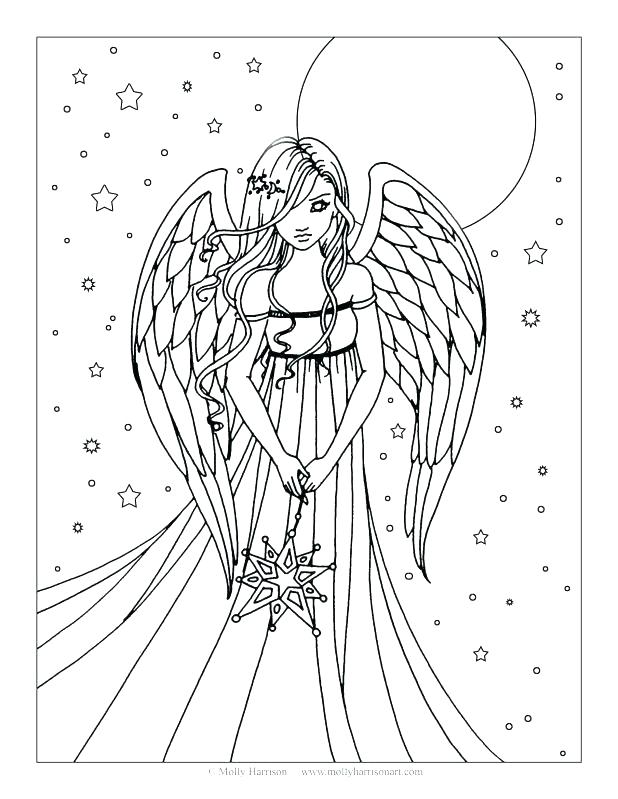 618x799 Anime Angel Coloring Pages Anime Angel Coloring Pages Anime Angel