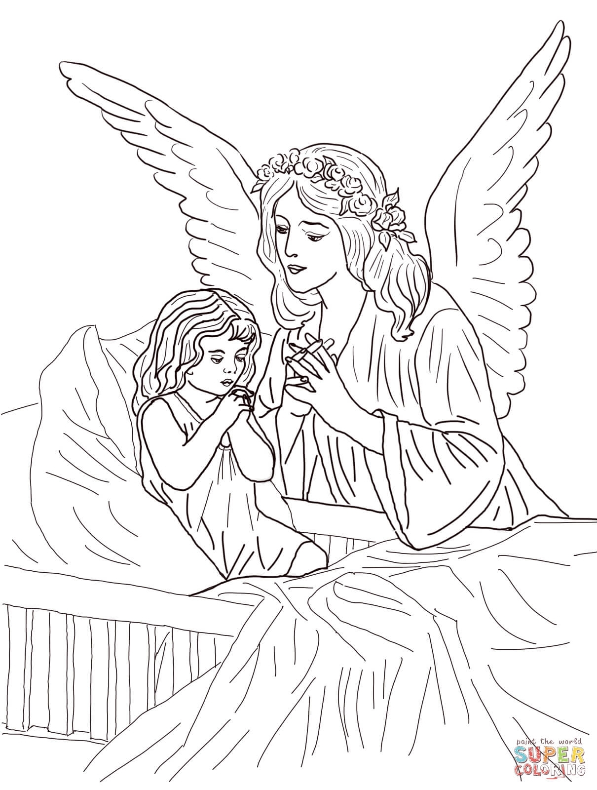1210x1600 New Free Angel Coloring Pages For Adults Design Free Coloring Pages
