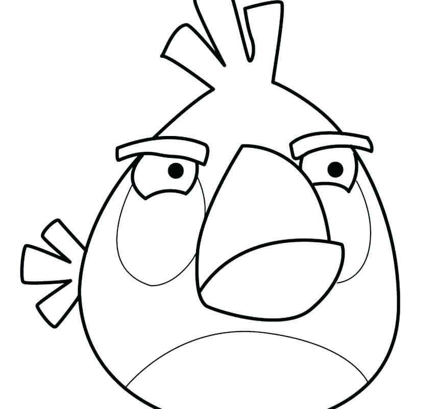 850x800 Free Bird Coloring Pages Free Printable Bird Coloring Pages Angry