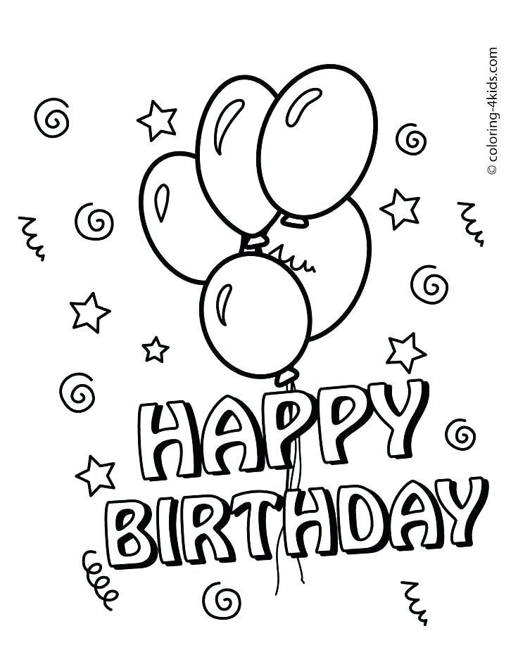 736x934 A Free Printable Birthday Coloring Cards Cards Create And Print