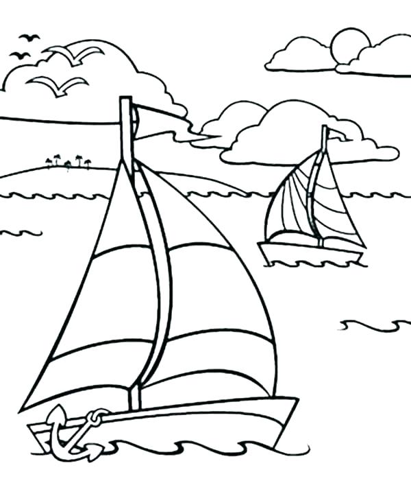 Printable Boat Coloring Pages For Kids Boat Coloring Page Boat 600x704 Printable Boat Coloring Pages For Kids Boat Coloring Page Boat