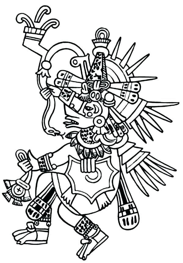 Aztec Calendar Coloring Page Calendar Coloring Pages Calendar 600x859 Aztec Calendar Coloring Page Calendar Coloring Pages Calendar