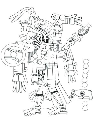Aztec Calendar Coloring Page Coloring Pages Click To See Printable 371x480 Aztec Calendar Coloring Page Coloring Pages Click To See Printable