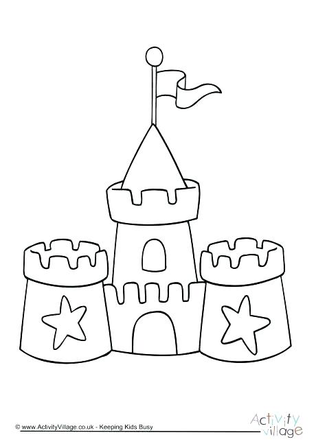 Elegant Sand Castle Coloring Page Or Printable Sandcastle Elegant 460x650 Elegant Sand Castle Coloring Page Or Printable Sandcastle Elegant